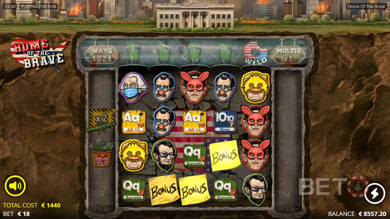 Home of the Brave Avaliação por BETO Slots