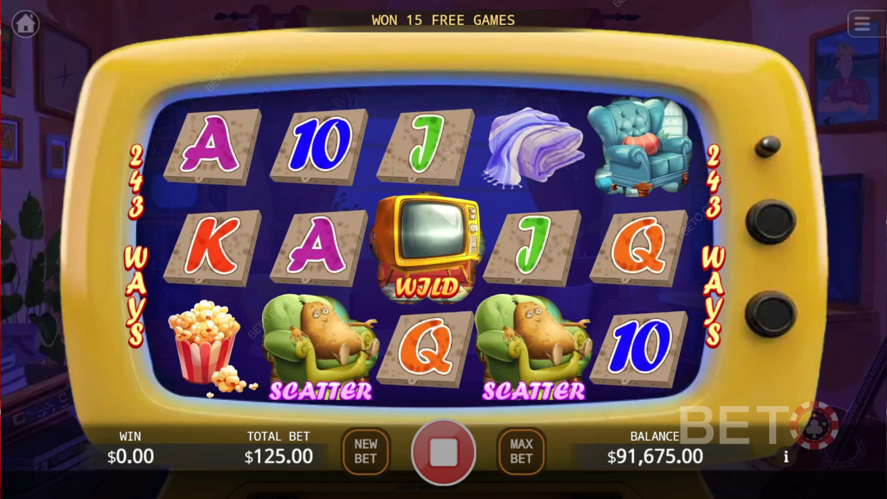 Crítica de Couch Potato por BETO Slots