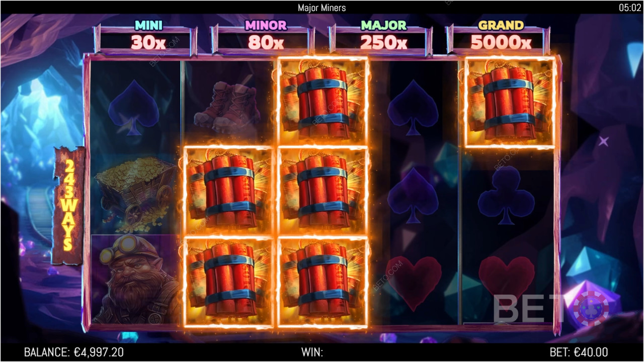 Major Miners Avaliação por BETO Slots