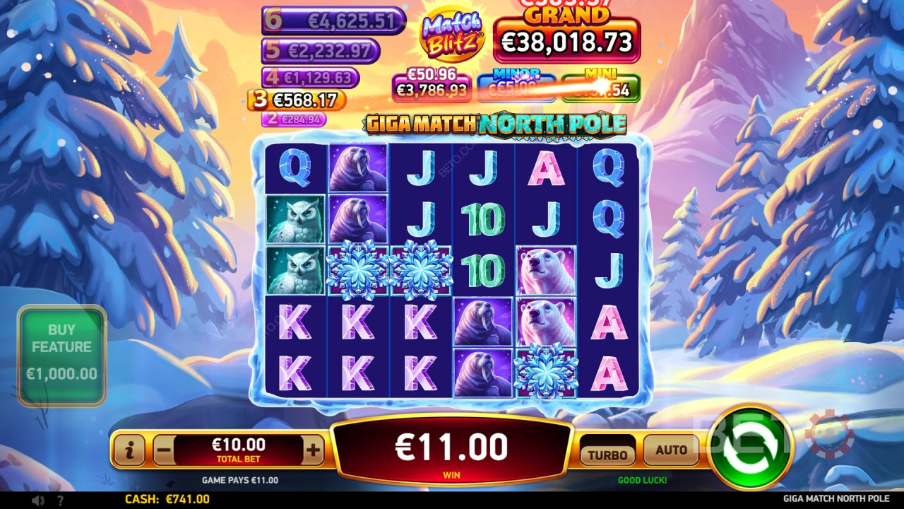 Giga Match North Pole Avaliação por BETO Slots