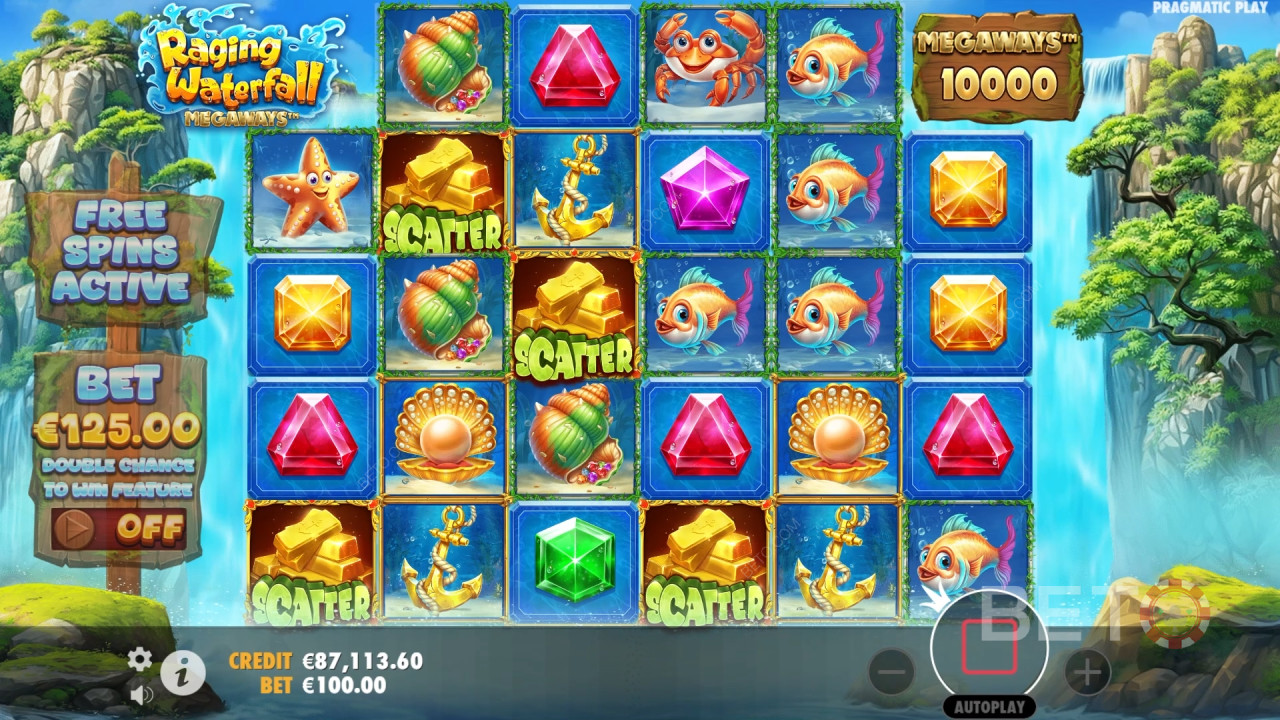 Raging Waterfall Megaways Revisão por BETO Slots