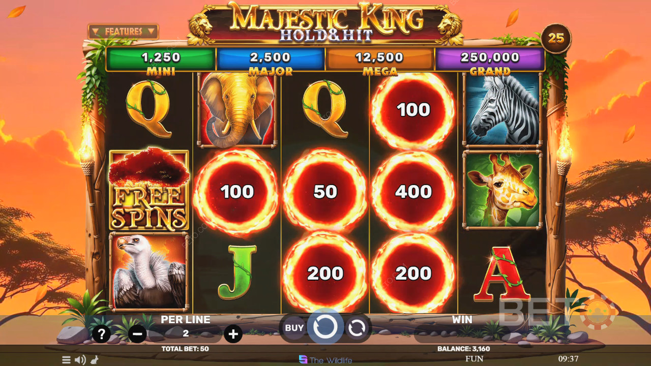 Majestic King - Hold & Hit Resenha por BETO Slots