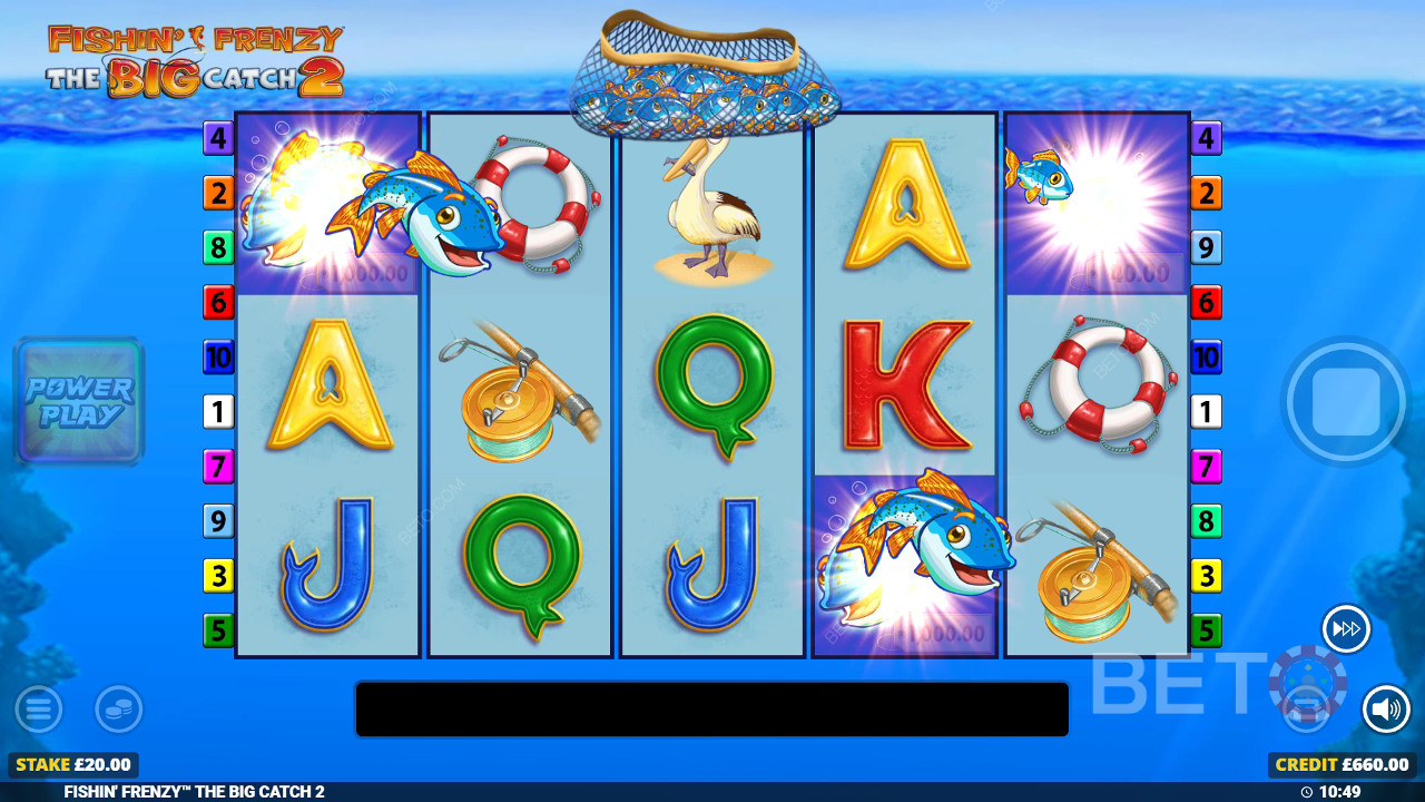 Ganhe 5.000x a sua aposta na Slot Online Fishin Frenzy The Big Catch 2!