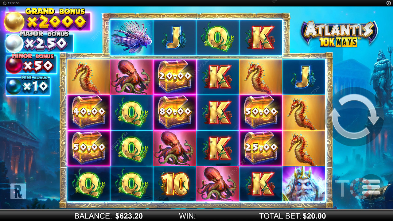 Atlantis 10K Ways Revisão por BETO Slots