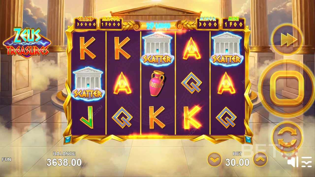 Zeus Treasures Avaliação por BETO Slots