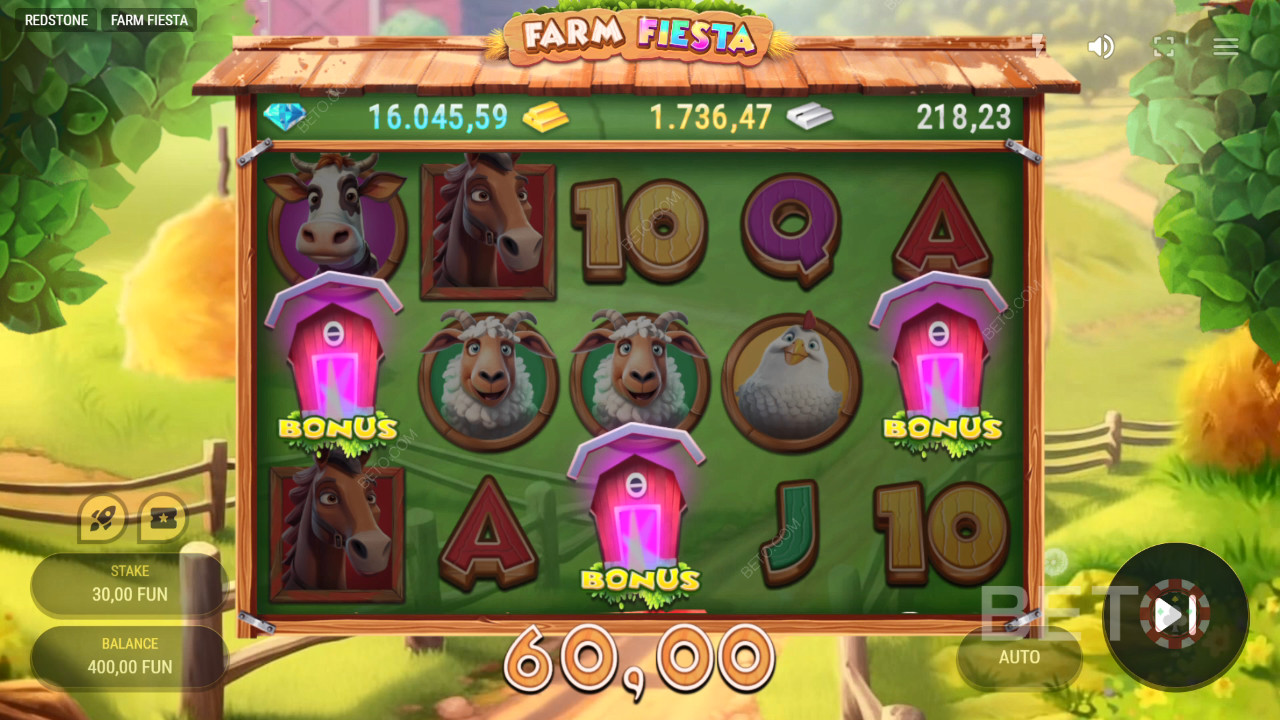 Avaliação da Farm Fiesta por BETO Slots