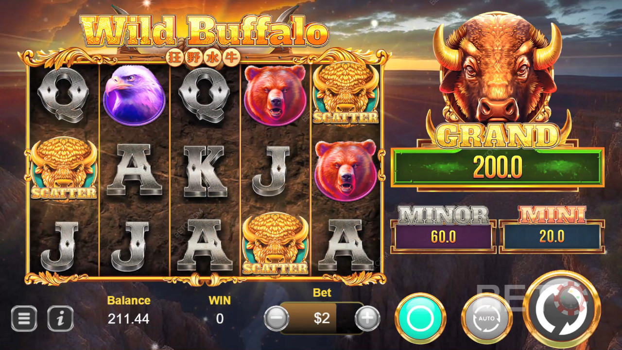 Wild Buffalo Avaliação por BETO Slots