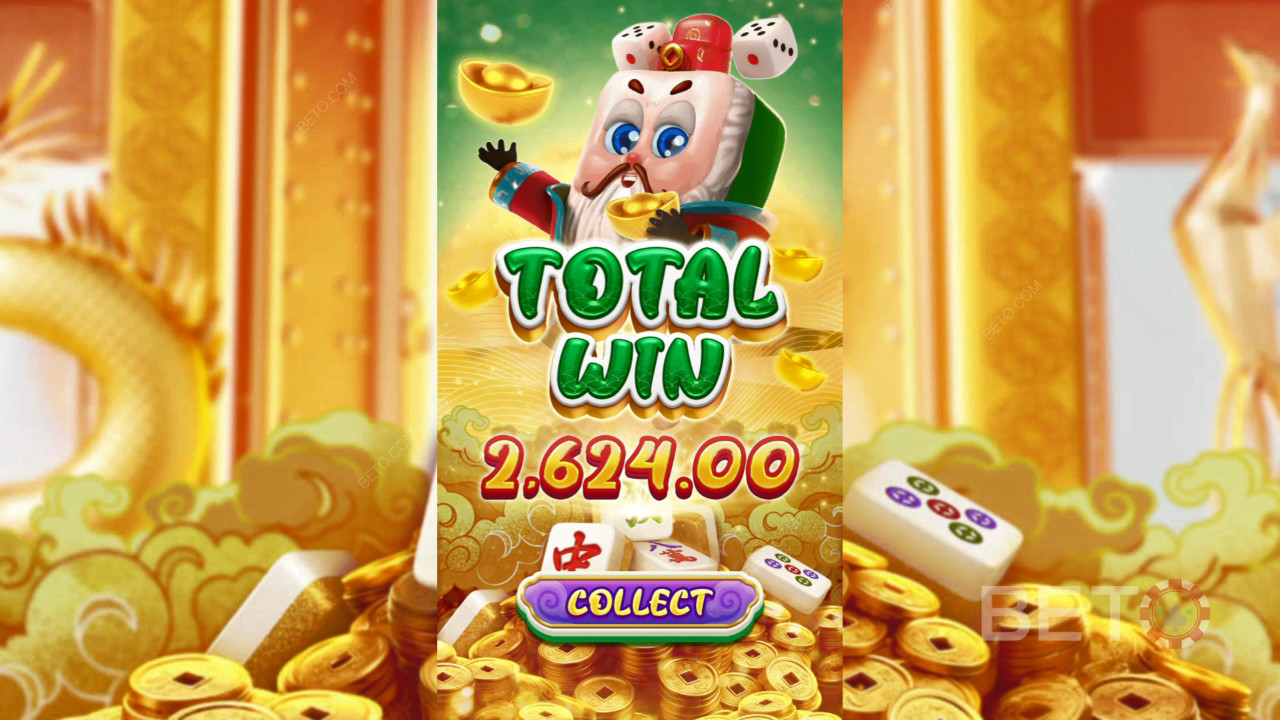 Ganhe 8.000x a sua aposta na Slot Mahjong Riches!