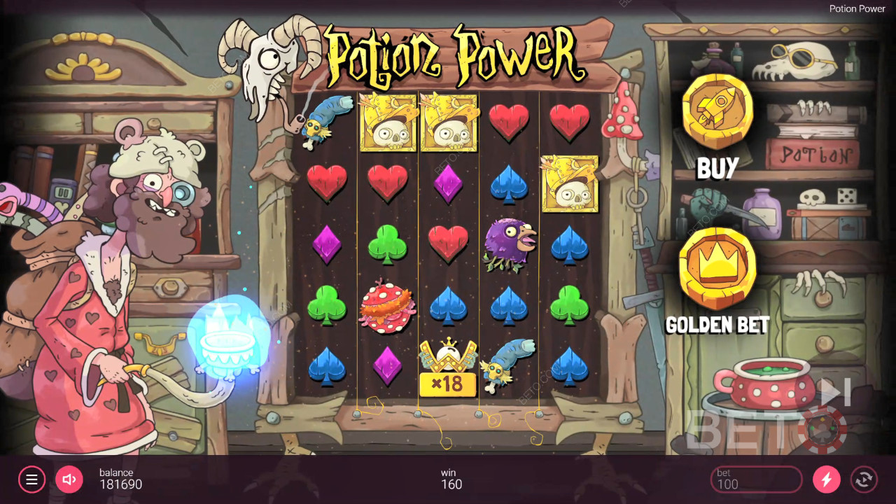 Crítica da Potion Power por BETO Slots