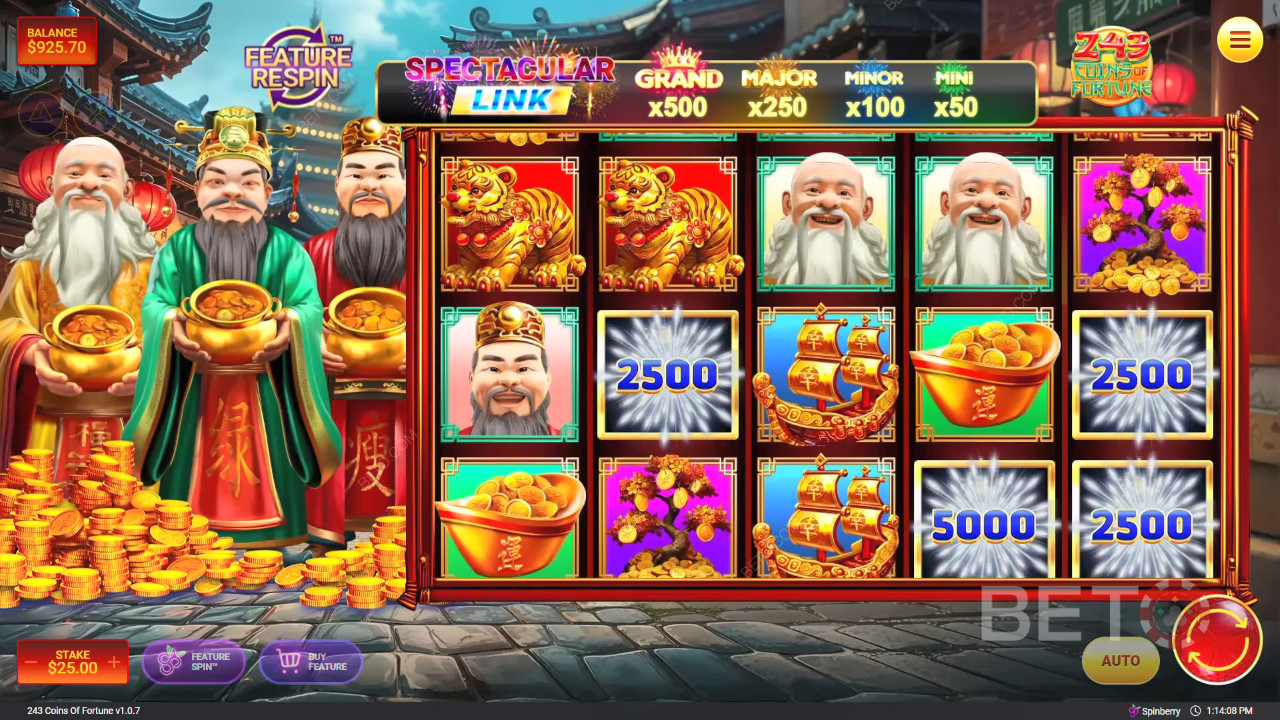 243 Coins of Fortune Avaliação por BETO Slots