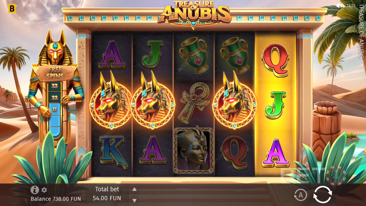 Treasure of Anubis Avaliação por BETO Slots