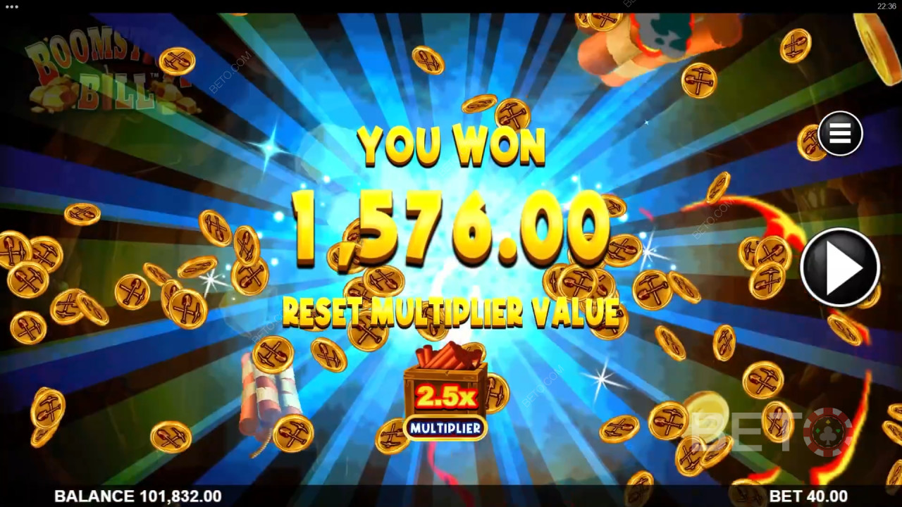 Ganhe 5.000x a sua aposta na Slot Boomstick Bill!