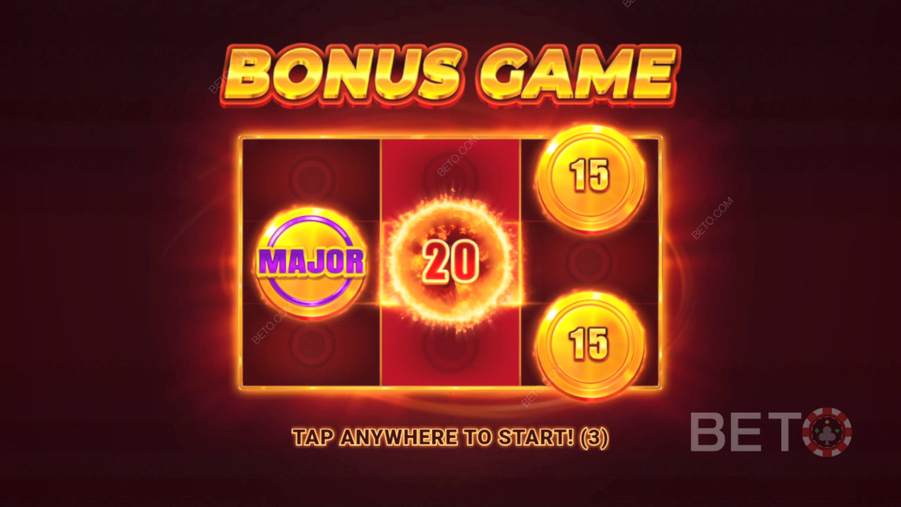 Funcionalidades de bónus explicadas em Power Sun da 3 Oaks Gaming
