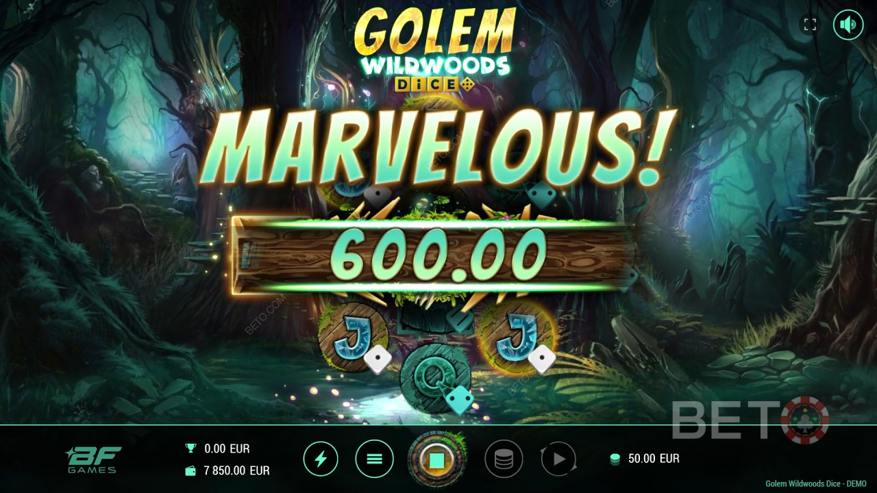 Golem Wildwoods Dice Revisão por BETO Slots