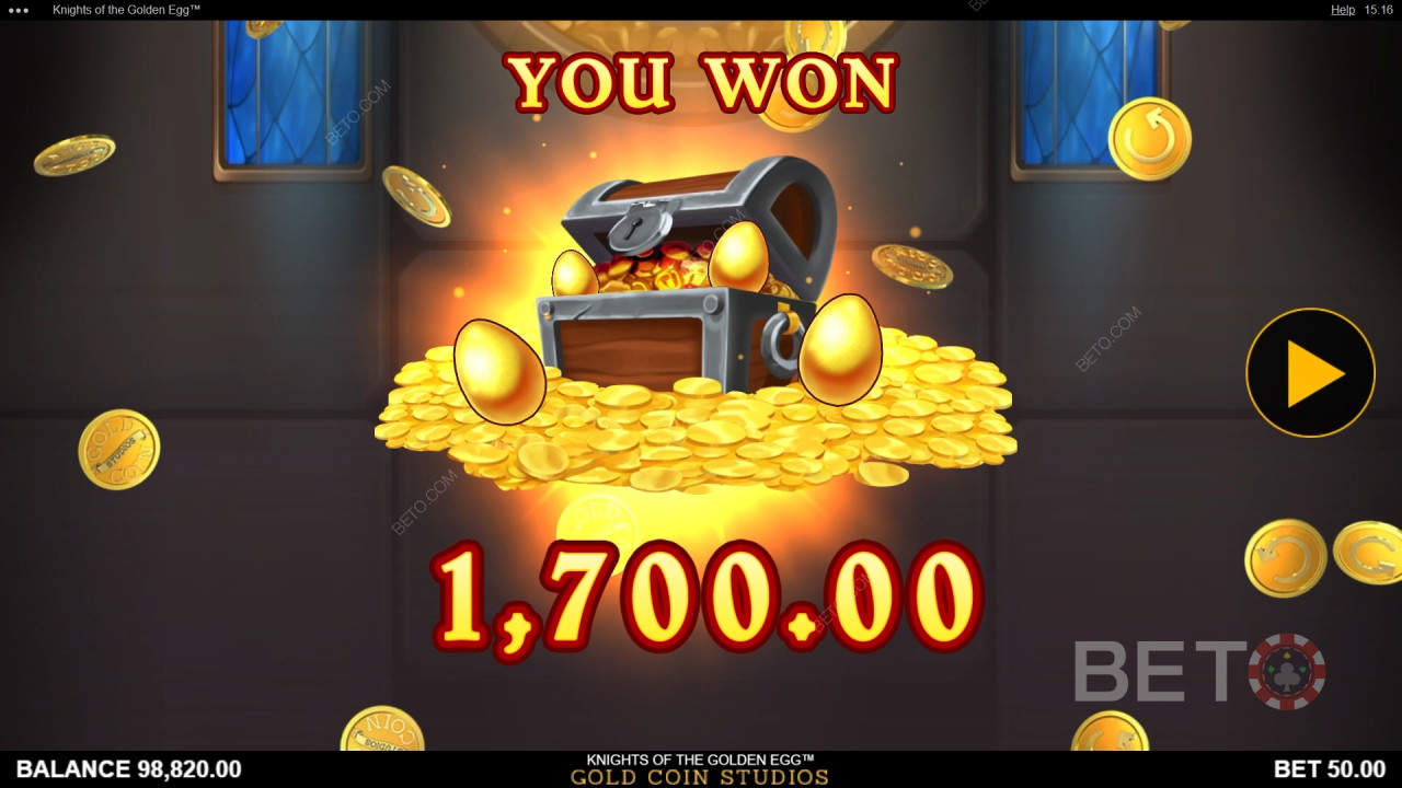 Knights of the Golden Egg Resenha feita por BETO Slots