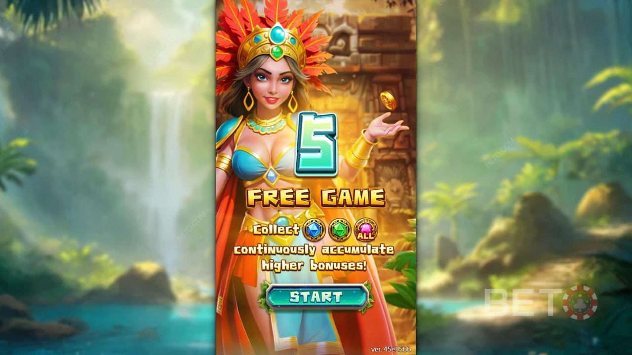 Funcionalidades de bónus explicadas em Queen of Inca por Fa Chai Gaming