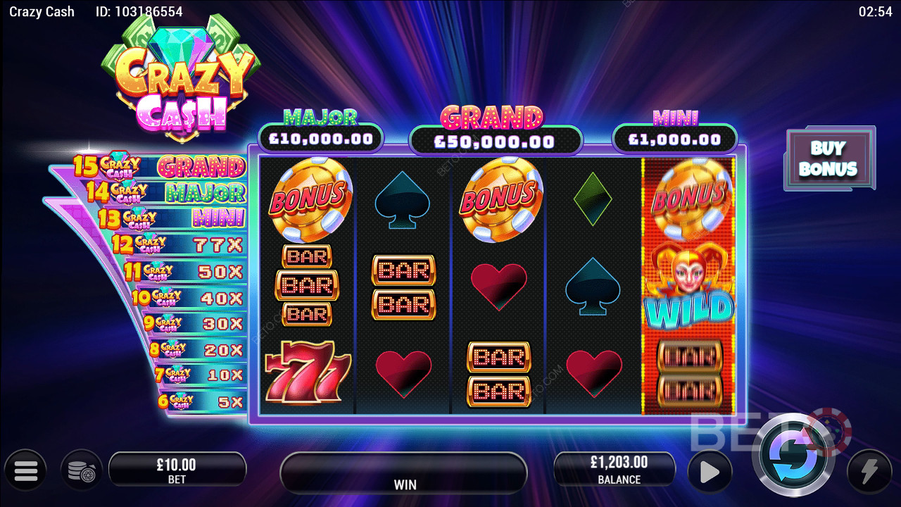 Avaliação de Crazy Cash por BETO Slots