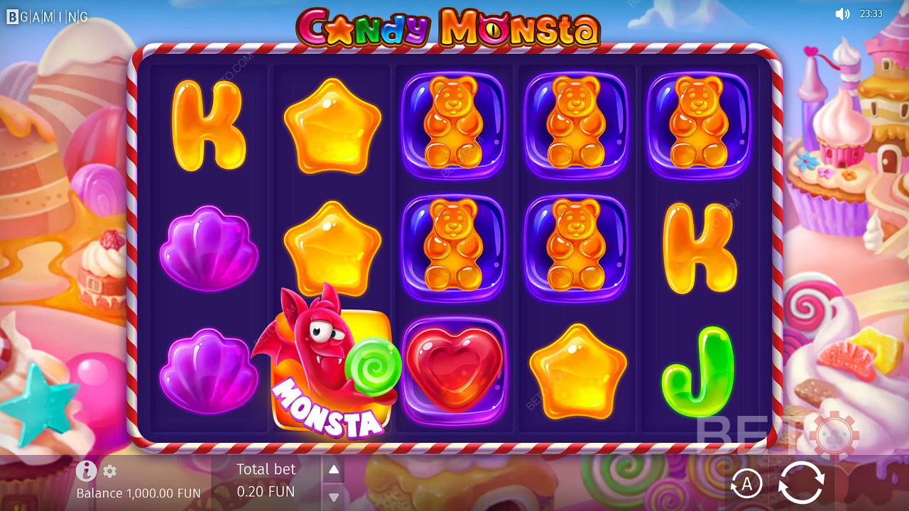 Nesta época de Halloween, a slot machine Candy Monsta da BGaming oferece-lhe doces deliciosos
