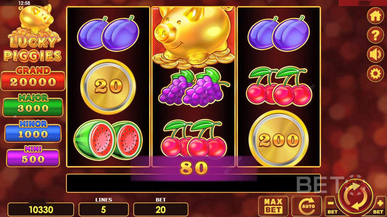 Lucky Piggies Resenha de BETO Slots