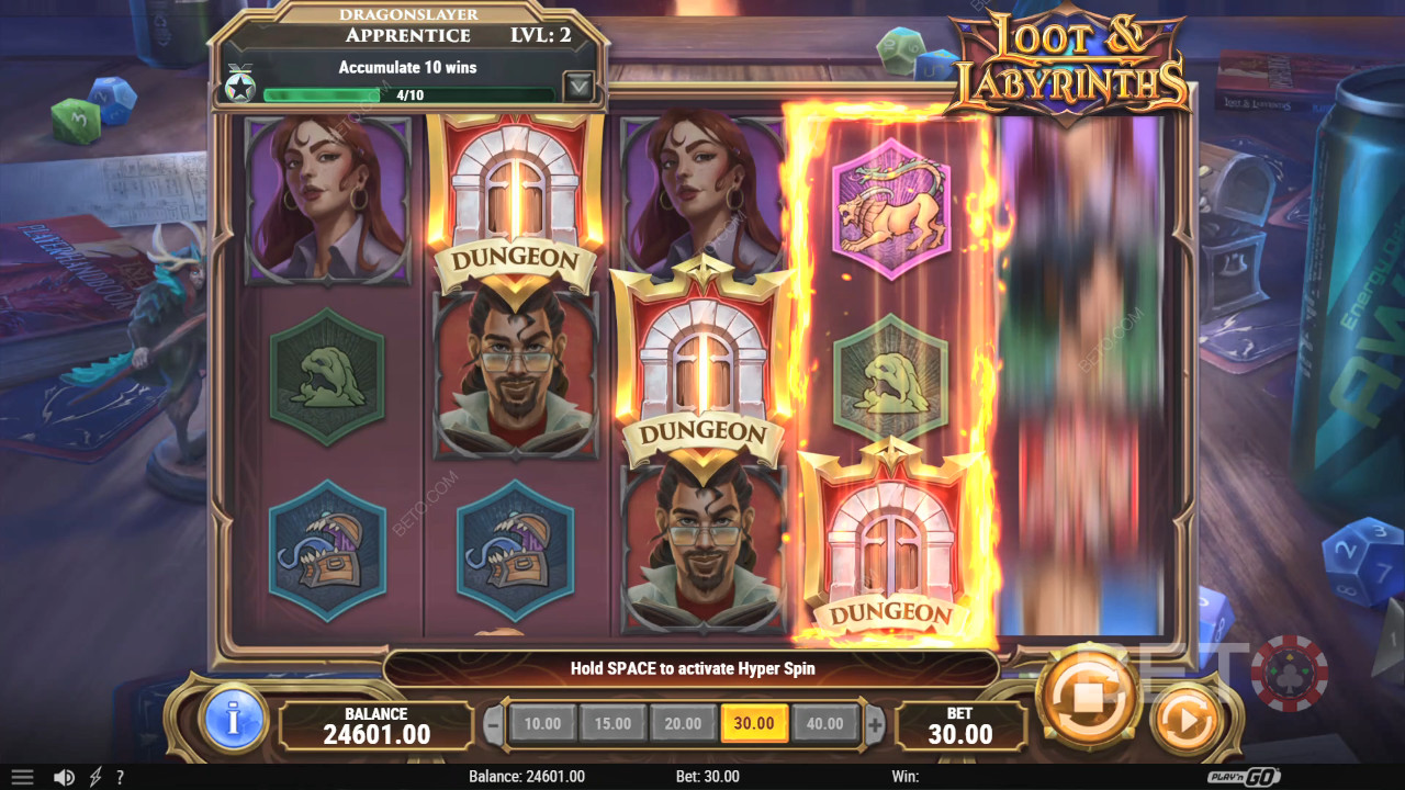 Loot & Labyrinths Resenha de BETO Slots