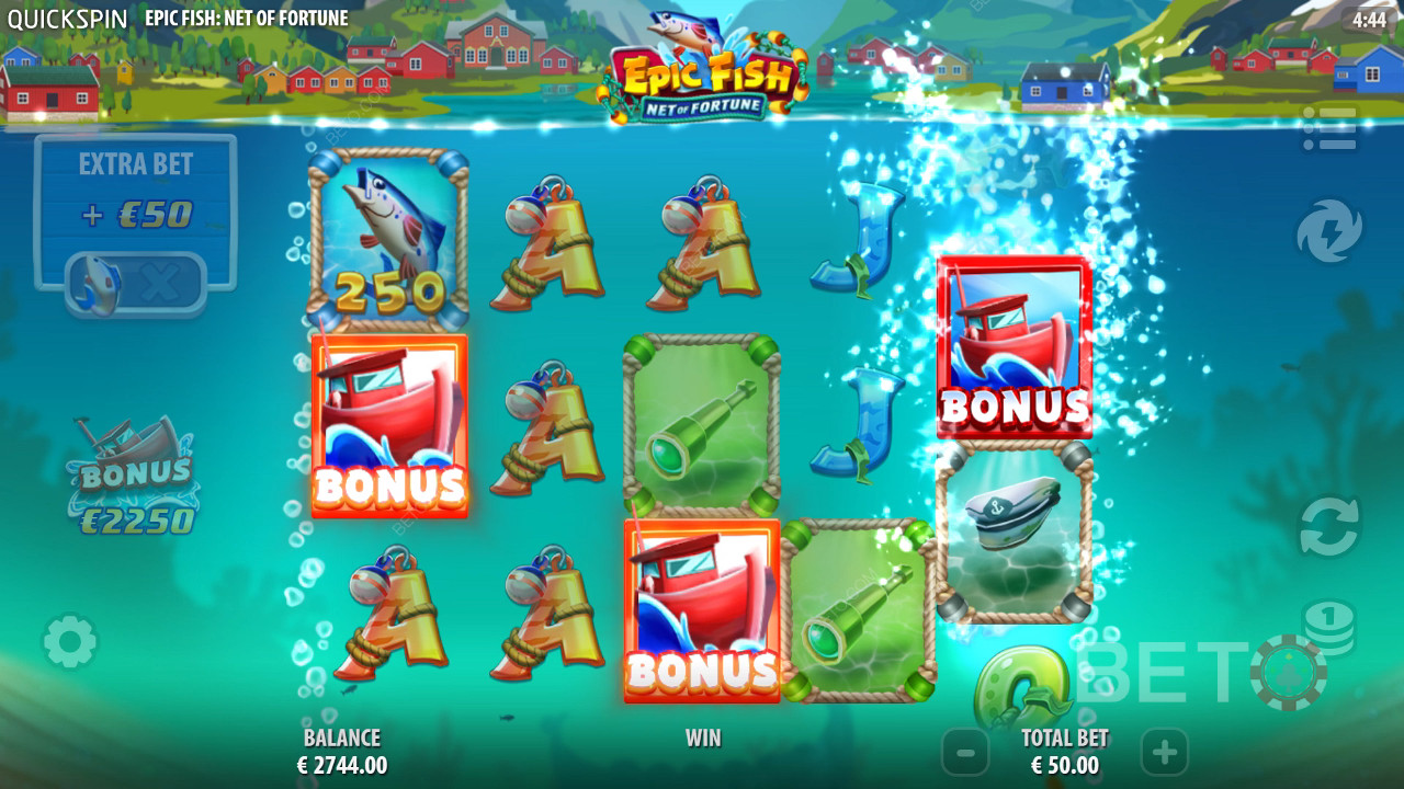 Epic Fish Net of Fortune Avaliação por BETO Slots