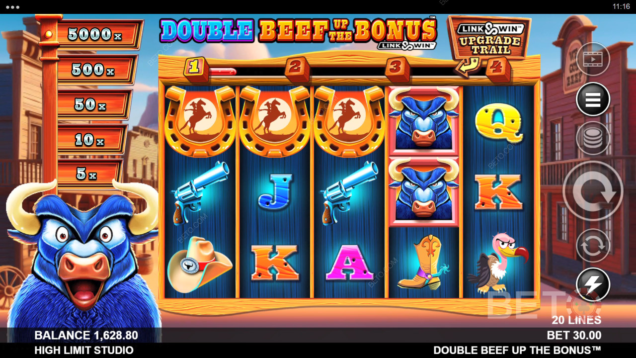 Revisão de Double Beef Up The Bonus por BETO Slots