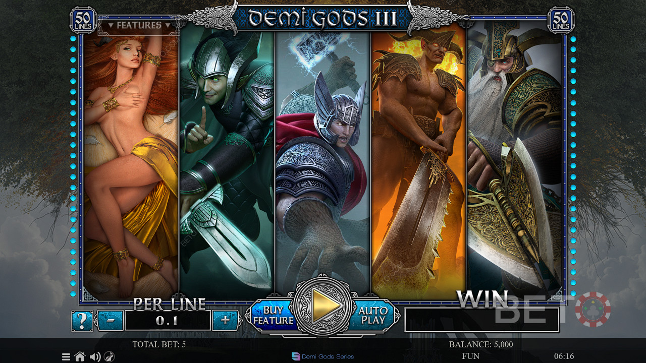 A slot Demi Gods III inspira-se diretamente na mitologia Viking para uma aventura épica