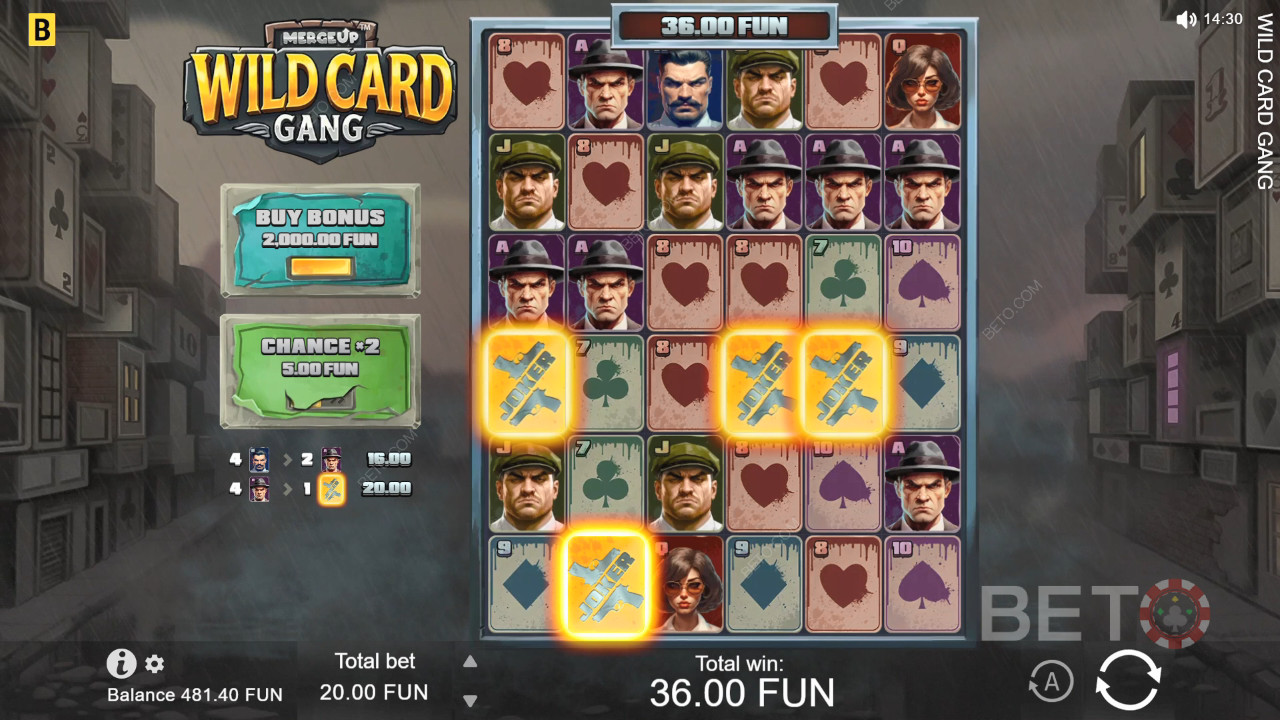 Avaliação do Wild Card Gang por BETO Slots