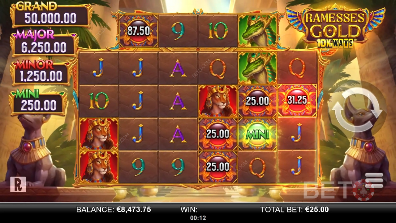 Ramsesses Gold 10K Ways Revisão por BETO Slots