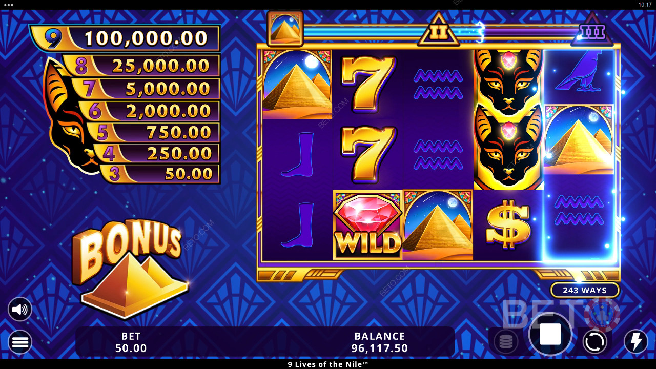 9 Lives of the Nile Resenha feita por BETO Slots