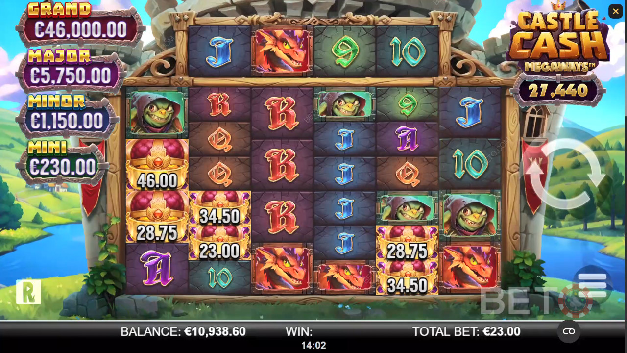 Castle Cash Megaways Jogo Grátis