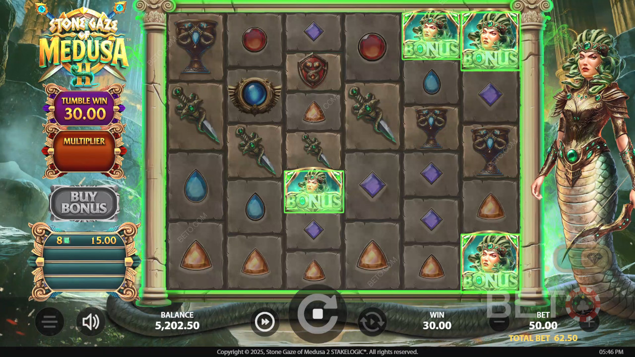 Stone Gaze of Medusa 2 Avaliação por BETO Slots