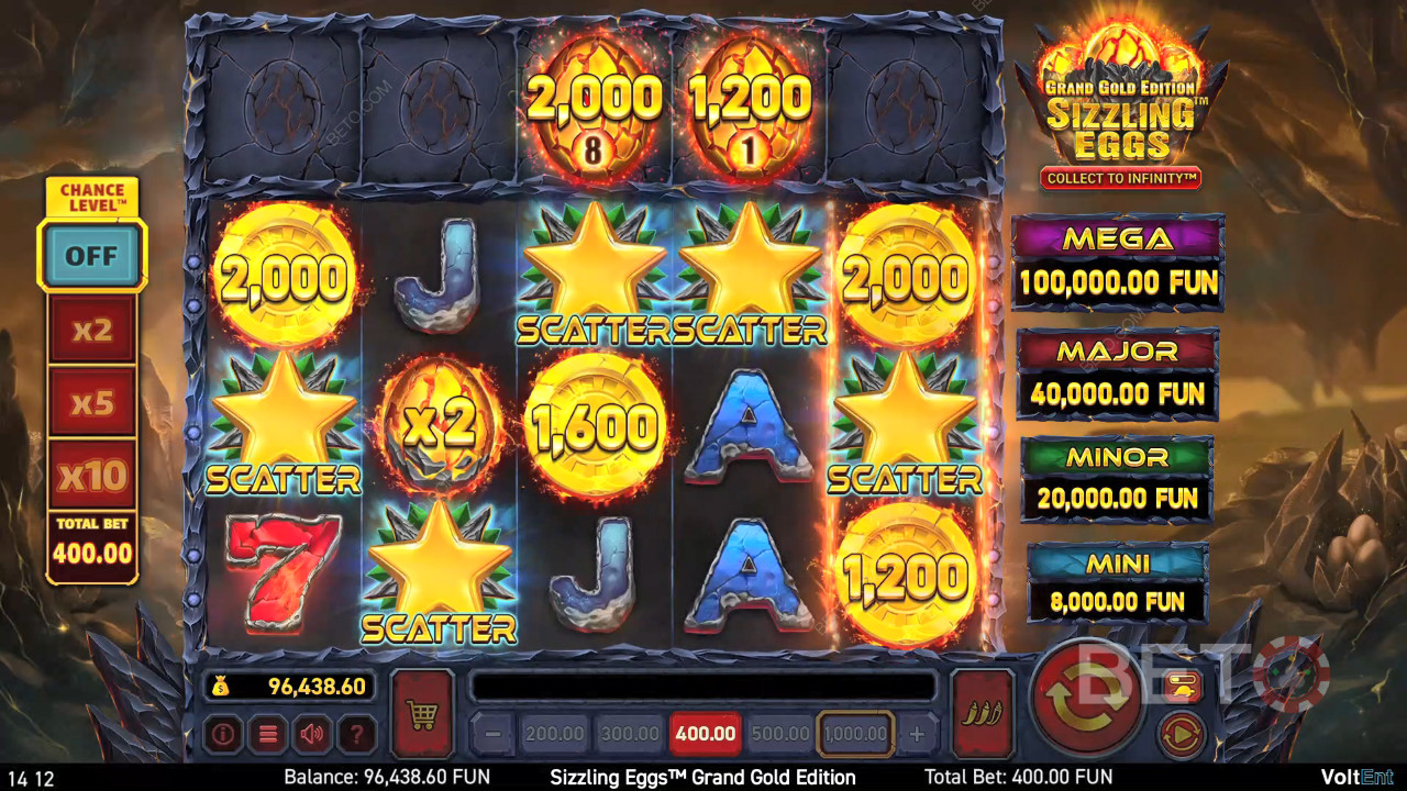 Sizzling Eggs Grand Gold Edition Avaliação por BETO Slots