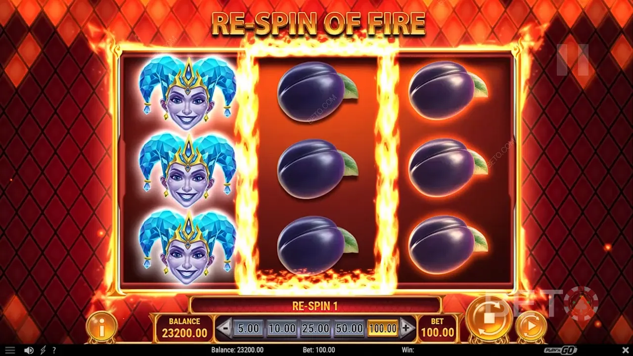 Jogabilidade do jogo de Fire Joker Slot de vídeo congelado - funcionalidade fogo e gelo