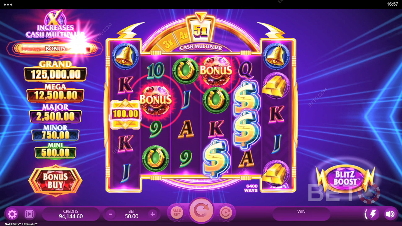 Funcionalidades de bónus explicadas em Gold Blitz Ultimate por Fortune Factory Studios