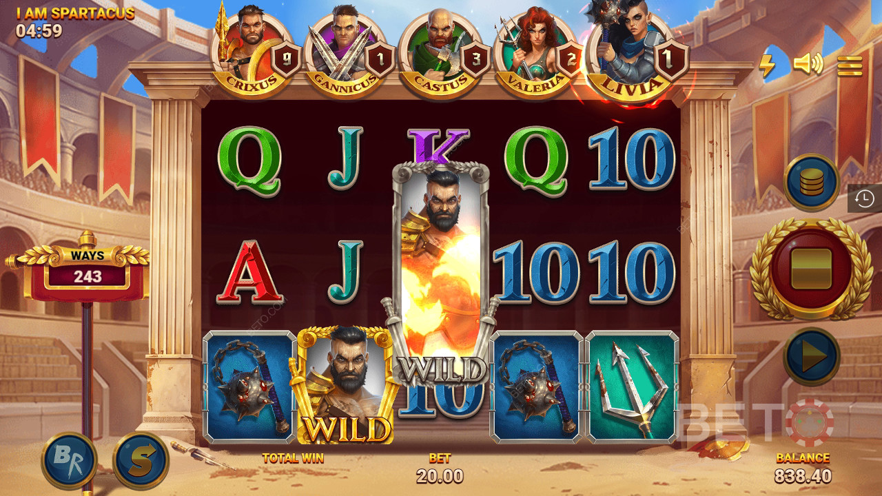 I Am Spartacus Resenha de BETO Slots