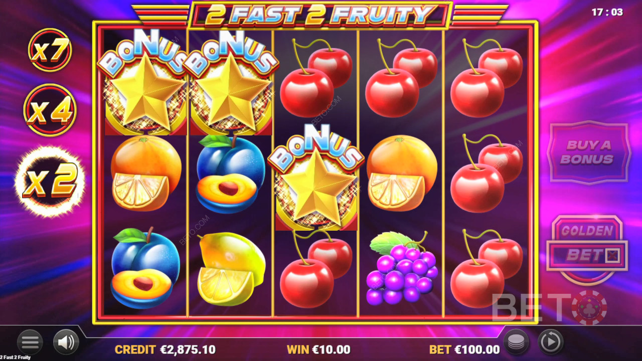 2 Fast 2 Fruity Avaliação por BETO Slots