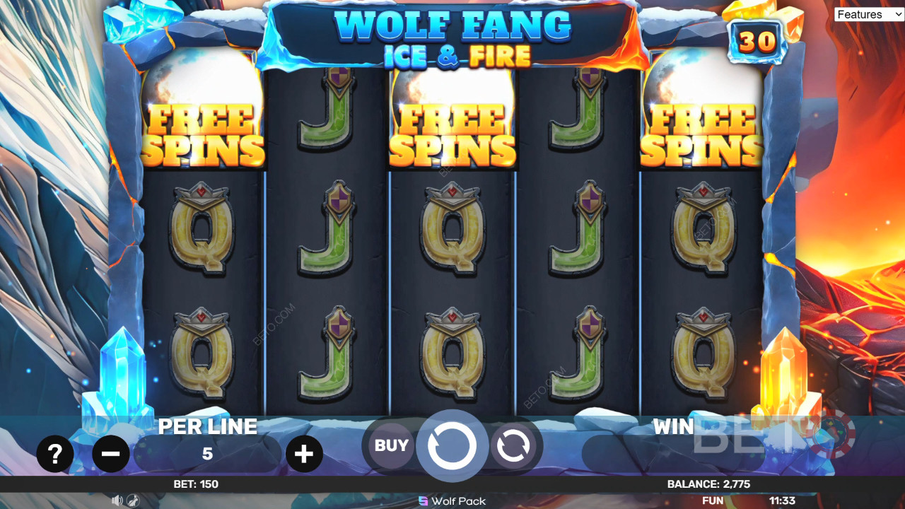 Wolf Fang - Ice & Fire Resenha de BETO Slots