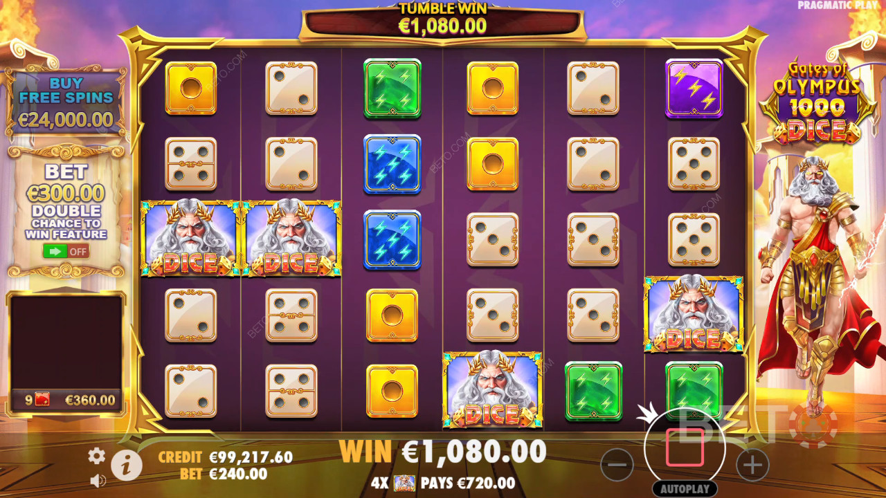 Gates of Olympus 1000 Dice Avaliação por BETO Slots