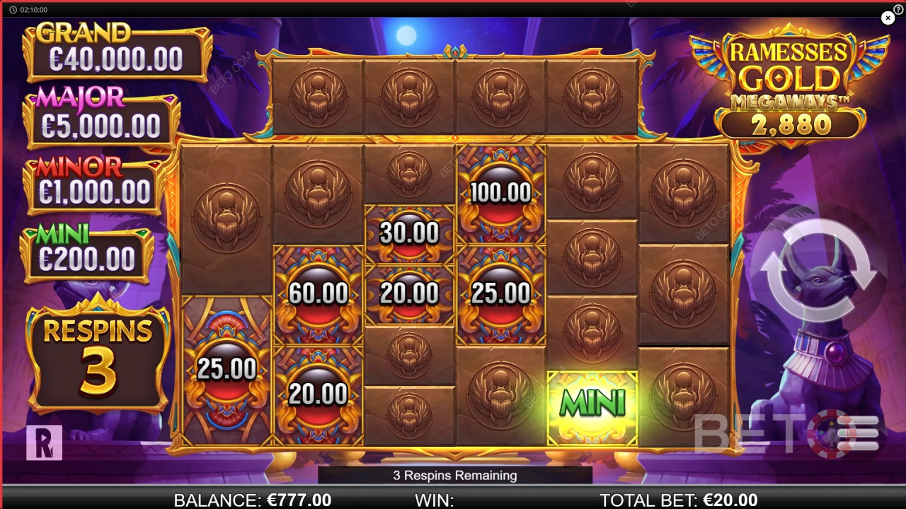 Ramesses Gold Megaways é um bom jogo?