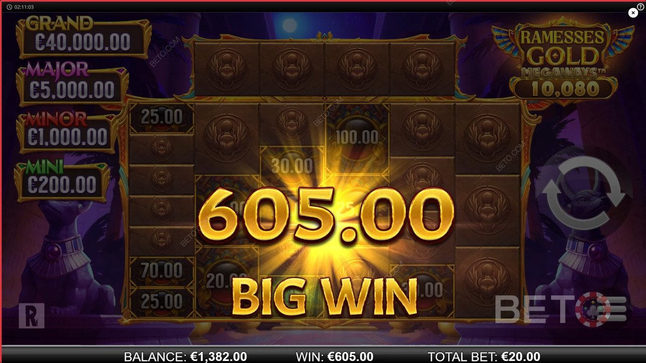 Ramesses Gold Megaways Revisão por BETO Slots