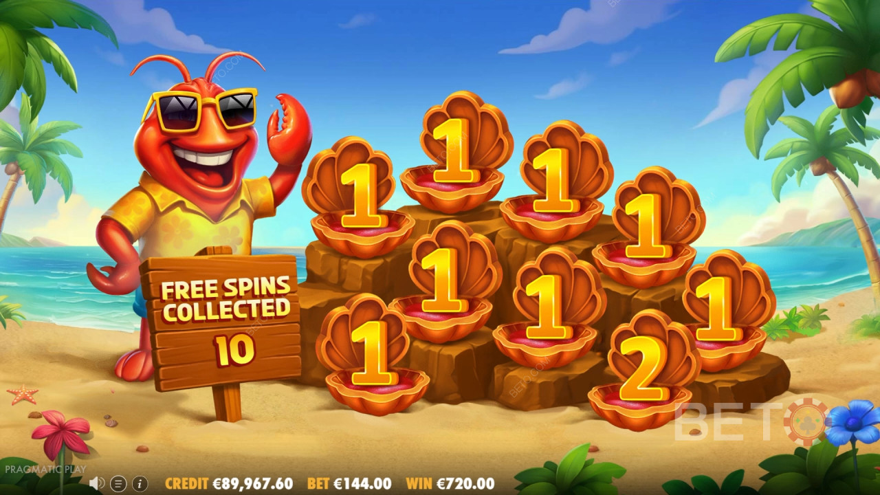 Ganhe 4.000x a sua aposta na Slot Online Lobster House!