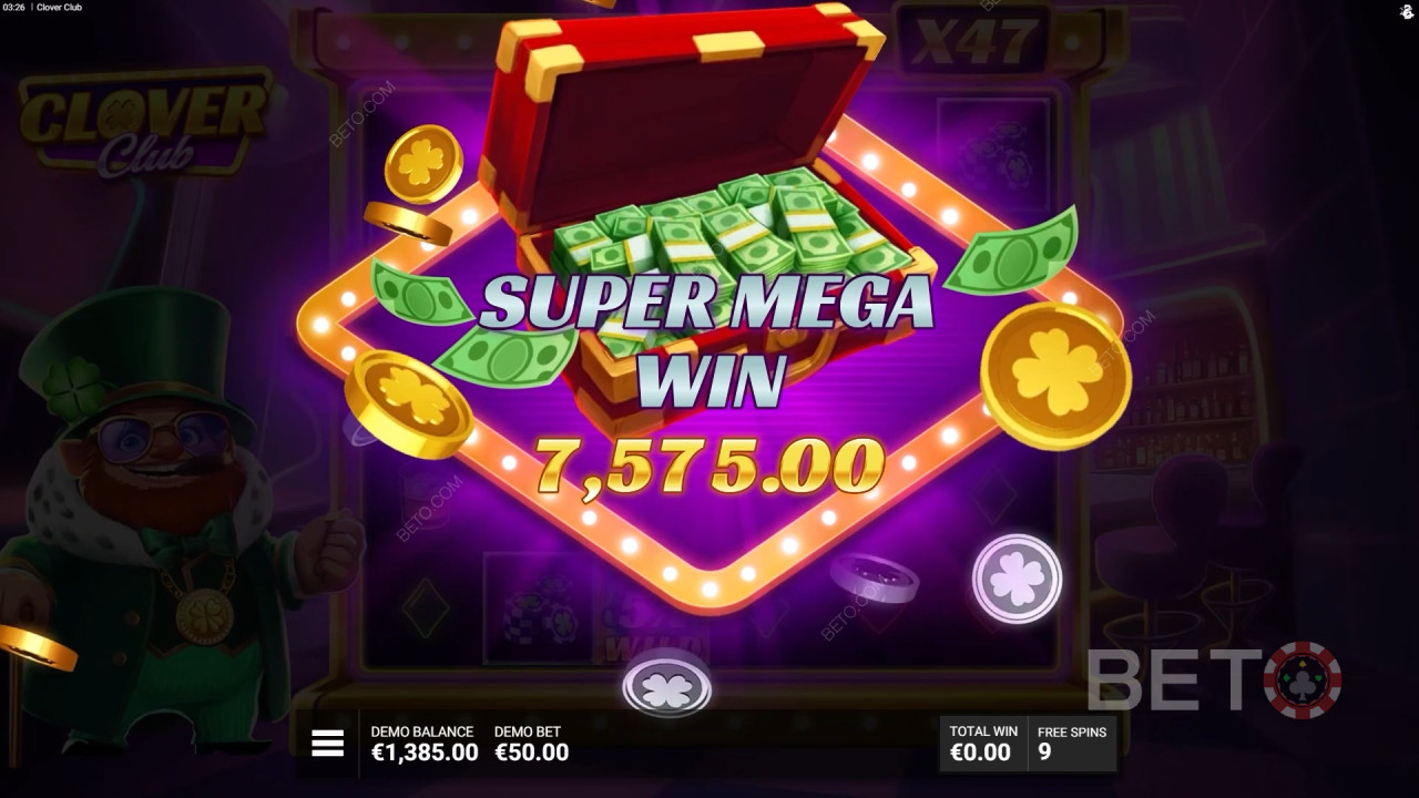 Ganhe 12.000x a sua aposta na Slot Clover Club!