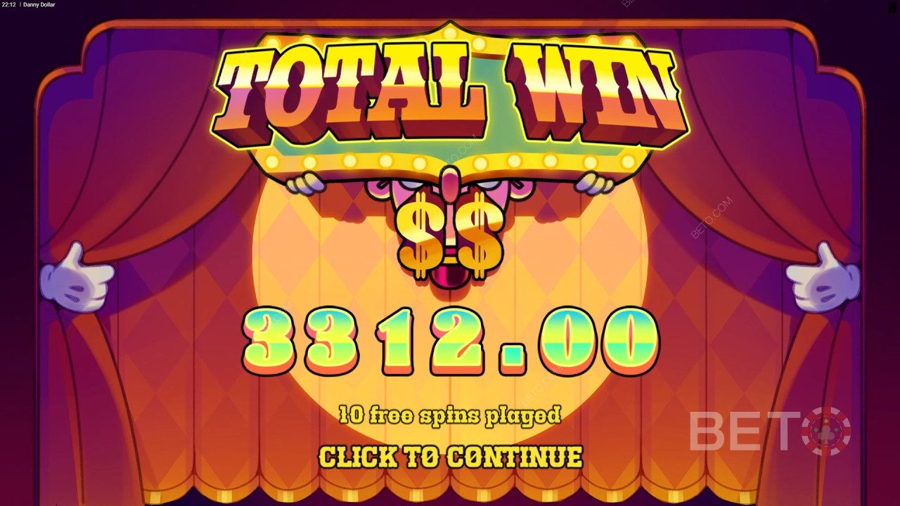 Ganhe 12.500x a sua aposta na Slot Machine Danny Dollar!