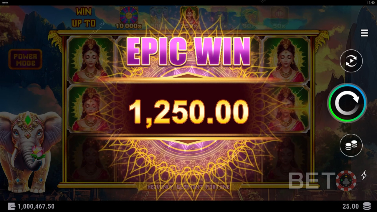 Funcionalidades de bónus explicadas em Heavenly Elephant Fortune por Microgaming
