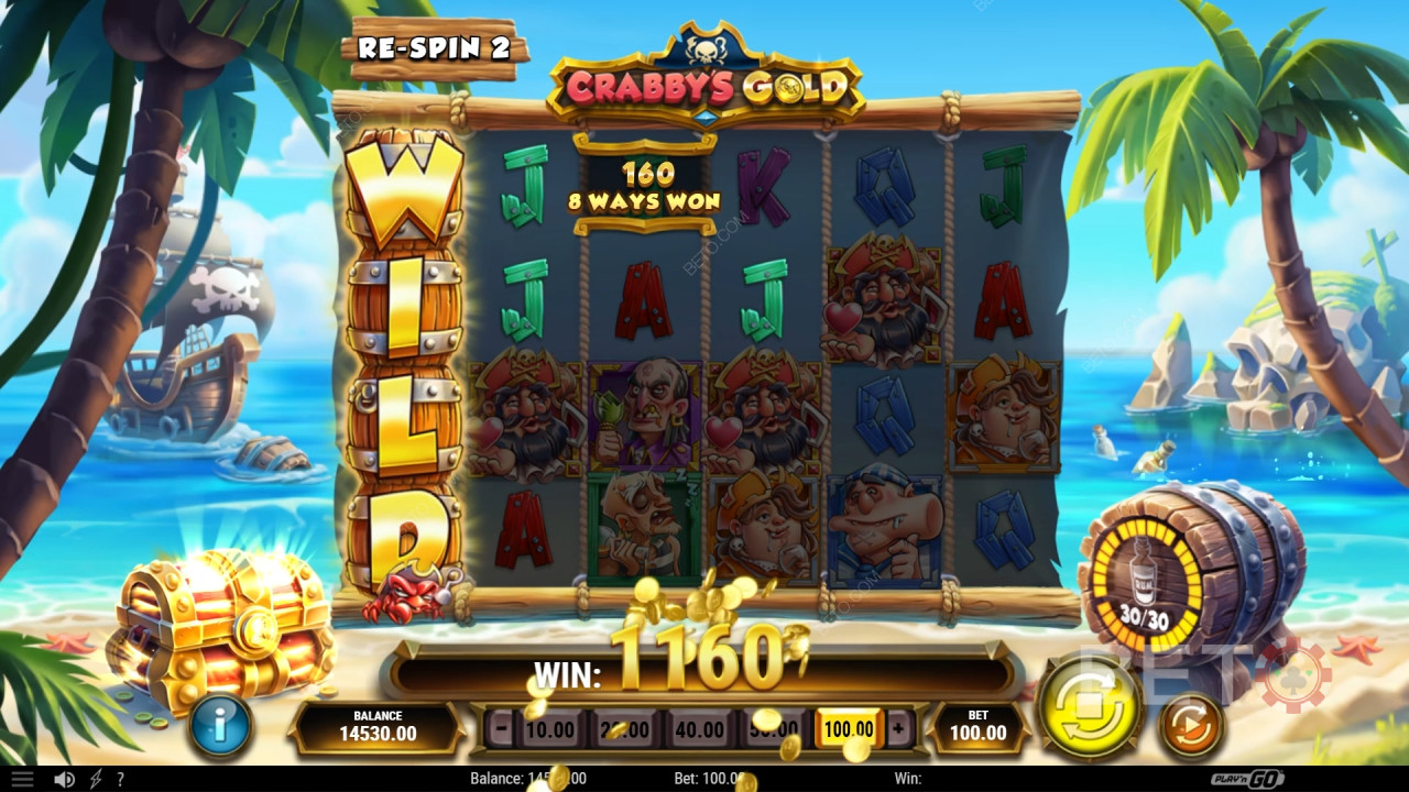Ganhe 70.000x a sua aposta na Slot Online Crabby