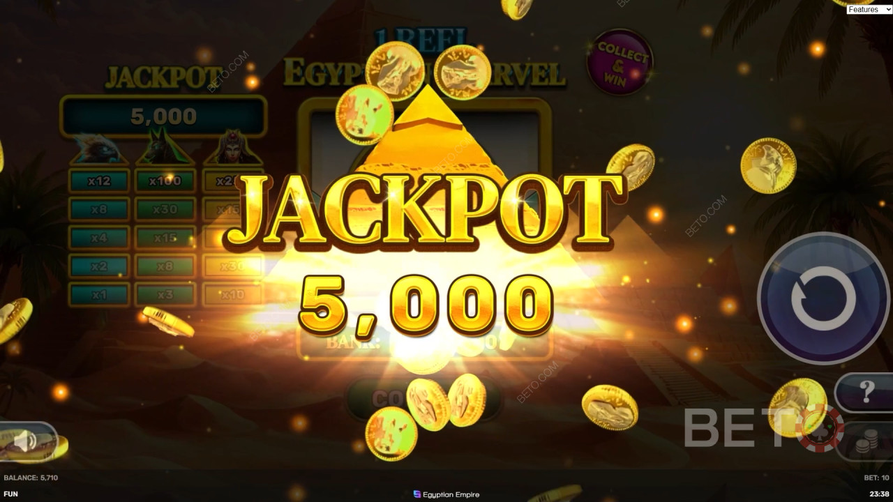 1 Reel - Egyptian Marvel Revisão por BETO Slots