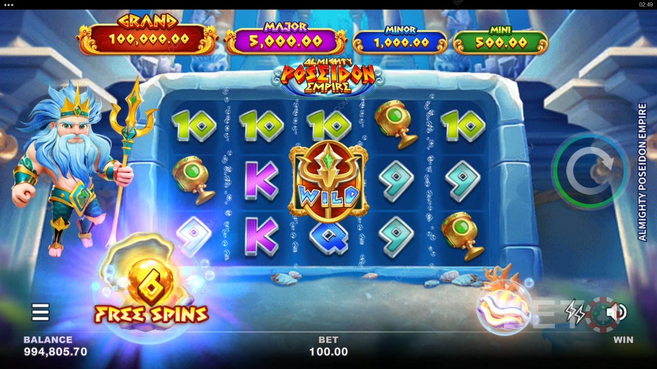 Almighty Poseidon Empire Avaliação por BETO Slots