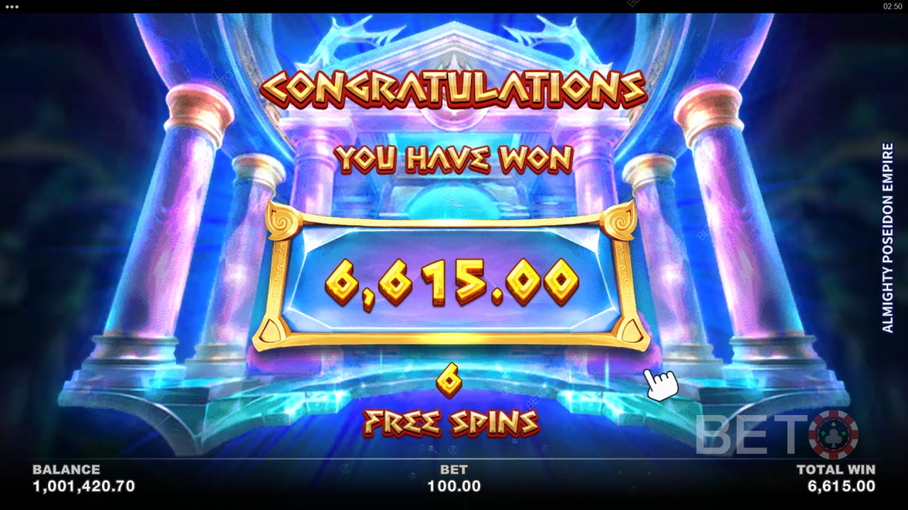 Ganhe 2.500x a sua aposta na Slot Online Todo-Poderoso Poseidon Empire!