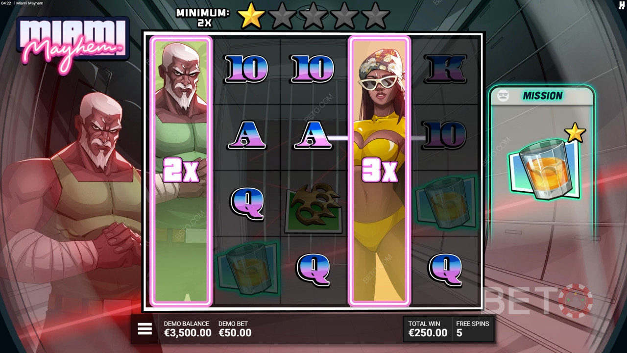 Tema e design: Neon Crime Caper